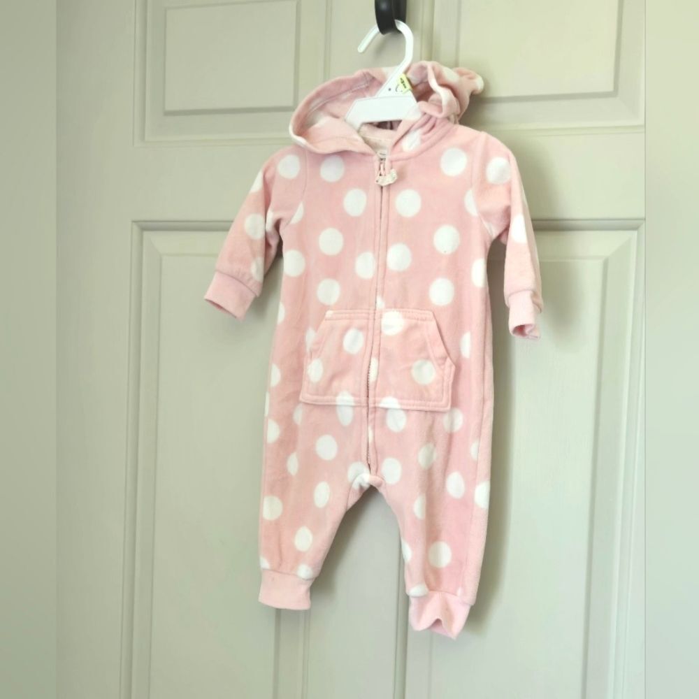 2/$20 Carters Fleece Jumpsuit 3m